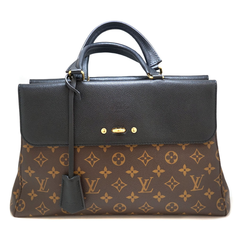 LOUIS VUITTON Venus Monogram Canvas Leather Brown Noir Black